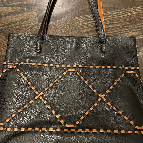 Tan & black reversible tote, Nordstrom BP - Picture 4 of 4